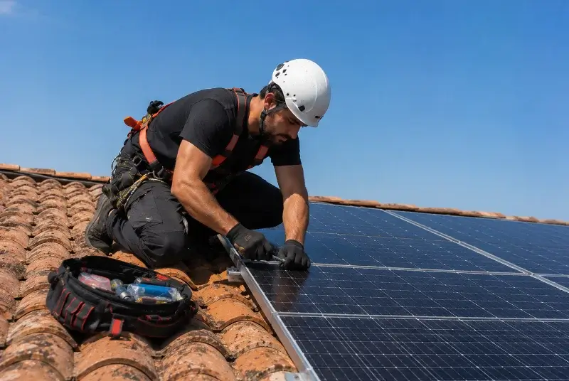 Maintenance et monitoring de panneaux solaires à Arboys en Bugey